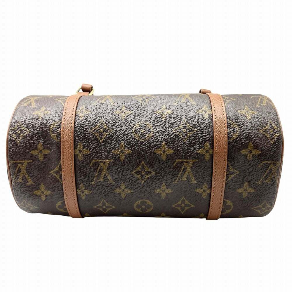 LOUIS VUITTON Brown Monogram Papillon Boston Bag - Picture 3 of 9